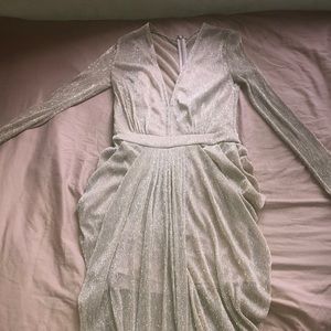 Long Mesh Sparkle Dress